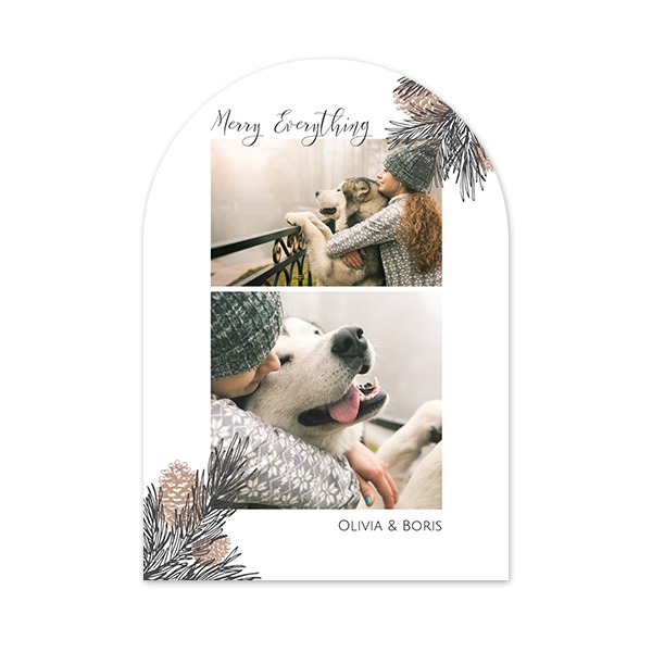 Single Card arched 10 x 14,3 cm Single Card arched 10 x 14,3 cm