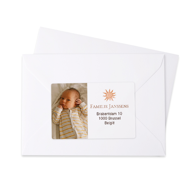 Sender address labels - set of 16 Sender address labels - set of 16