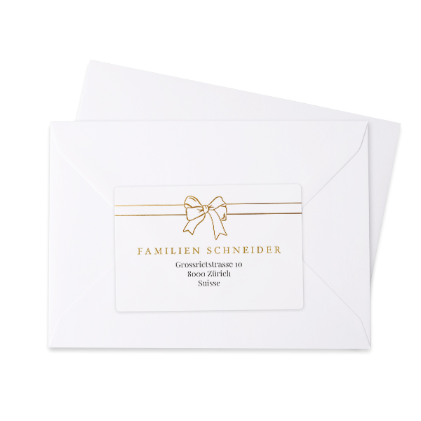 Sender address labels - set of 16 Sender address labels - set of 16