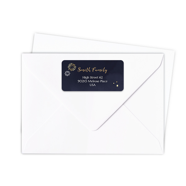 Sender address labels - set of 24