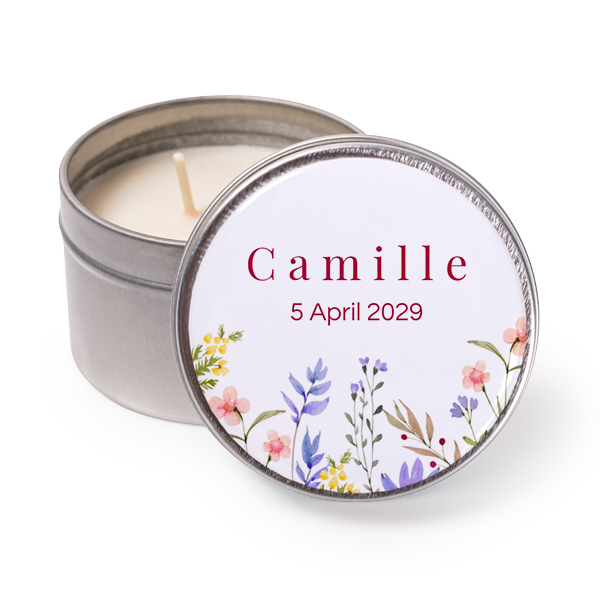 Tealights with Button Magnet - set of 12 Tealights with Button Magnet - set of 12