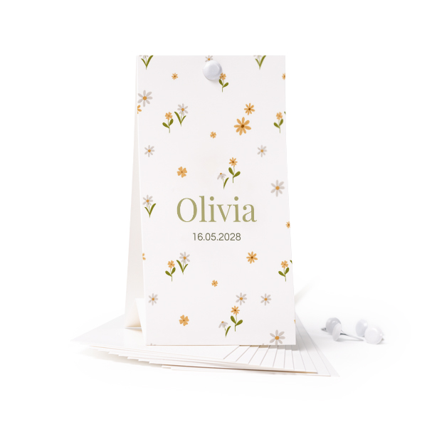 Standing card - set of 12 (6,5 x 12 cm) Standing card - set of 12 (6,5 x 12 cm)