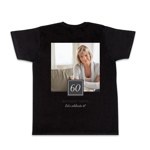 T-Shirt Schwarz Rückseite T-Shirt Schwarz Rückseite