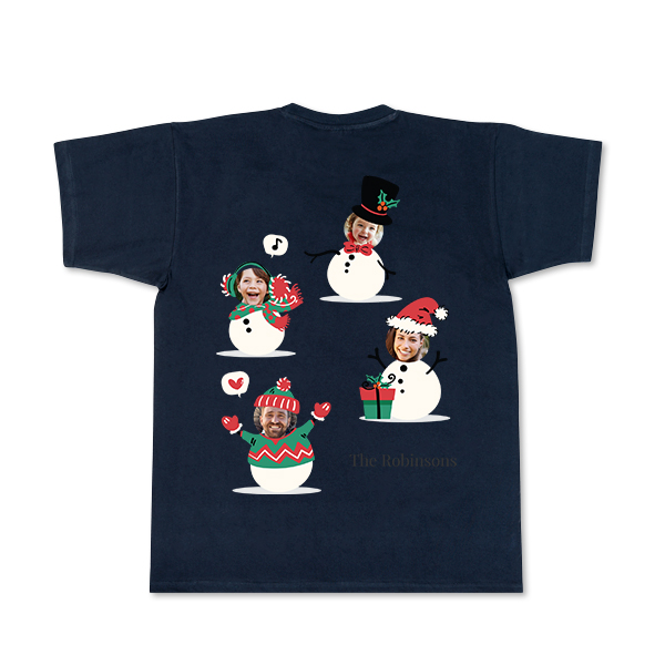 T-Shirt Dunkelblau Rückseite T-Shirt Dunkelblau Rückseite