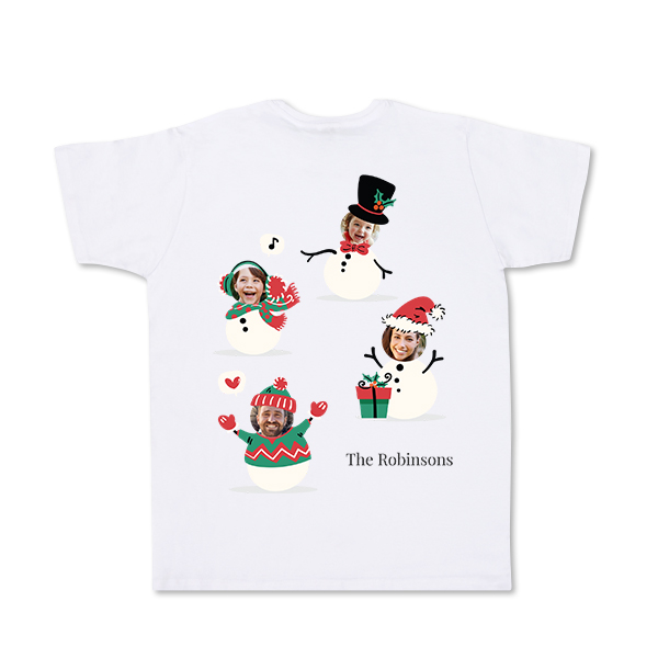 T-Shirt Weiss Rückseite T-Shirt Weiss Rückseite