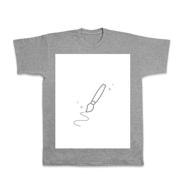 T-shirt mannen grijs T-shirt mannen grijs