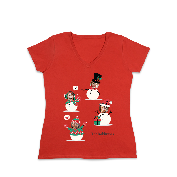 Frauen T-Shirt Rot Frauen T-Shirt Rot