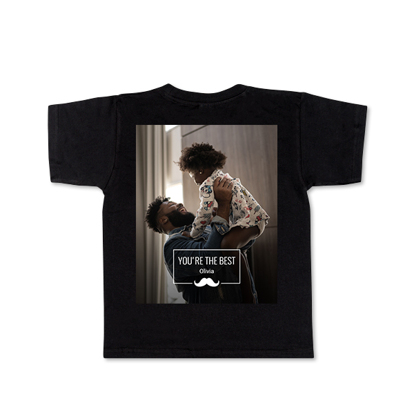 T-shirt enfant noir Arrière T-shirt enfant noir Arrière