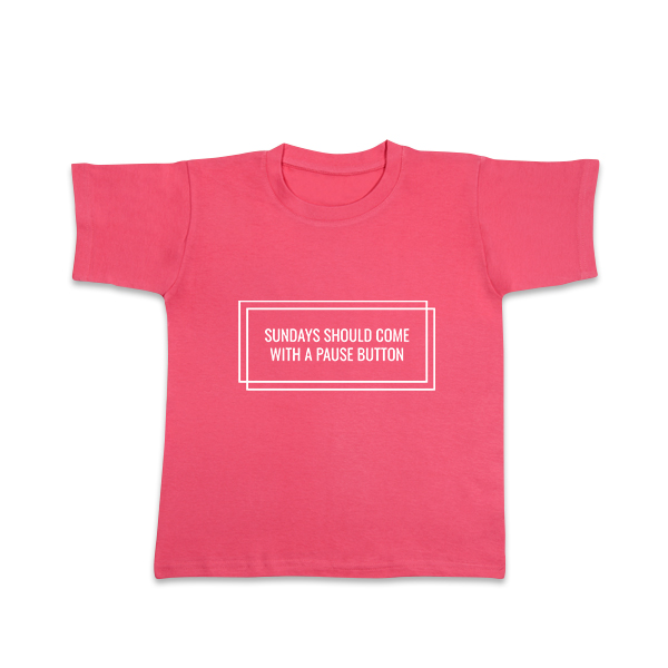 T-shirt enfant rose T-shirt enfant rose