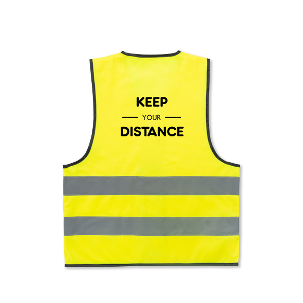Reflective Vest Child Personalised Back Reflective Vest Child Personalised Back