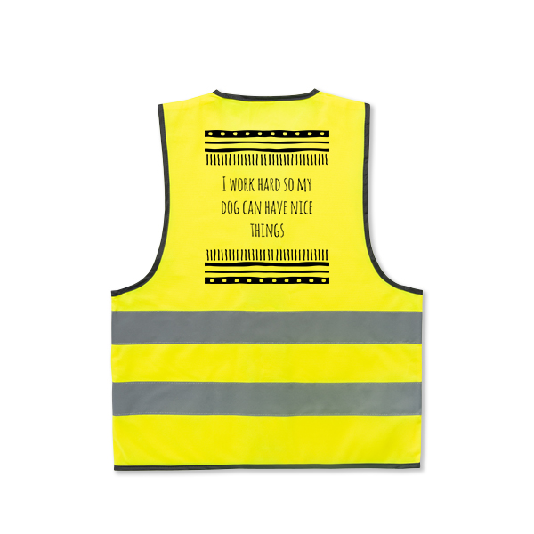 Reflective Vest Child Personalised Back Reflective Vest Child Personalised Back