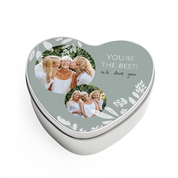 Cookie Tin Heart Cookie Tin Heart