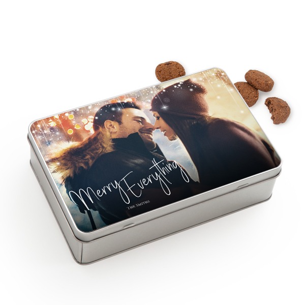 Cookie Tin Rectangle with Generous cookies Cookie Tin Rectangle with Generous cookies