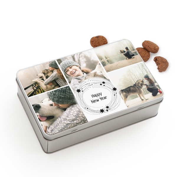Cookie Tin Rectangle with Generous cookies Cookie Tin Rectangle with Generous cookies
