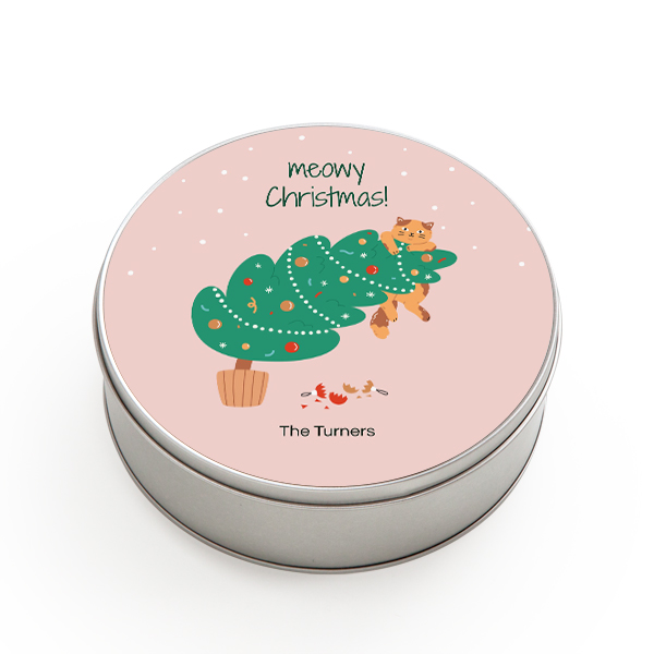 Cookie Tin Round Cookie Tin Round