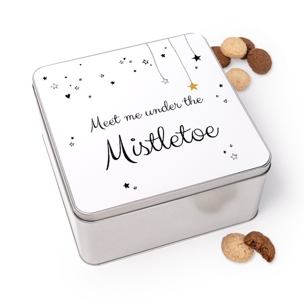 Cookie Tin Square with Generous cookies Cookie Tin Square with Generous cookies