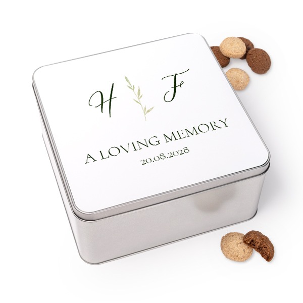 Cookie Tin Square with Generous cookies Cookie Tin Square with Generous cookies