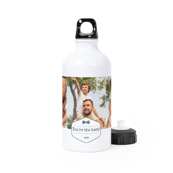 Bouteille isotherme en aluminium blanc 50 cl
