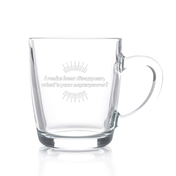 Engraved teacup Engraved teacup