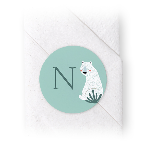 Stickers voor servetten Rond (set van 24) Stickers voor servetten Rond (set van 24)