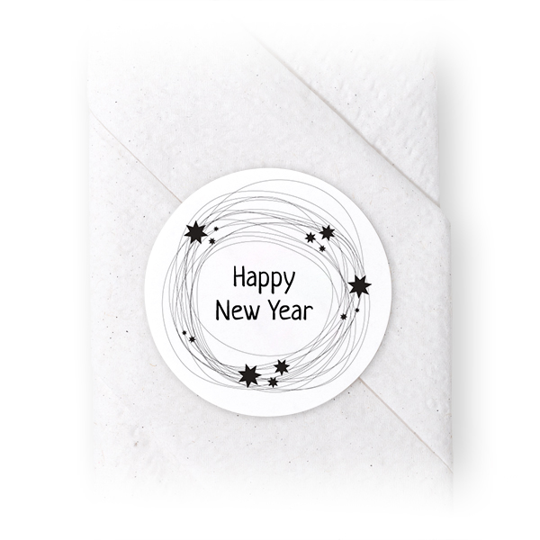 Napkin Stickers Circle - set of 24 Napkin Stickers Circle - set of 24