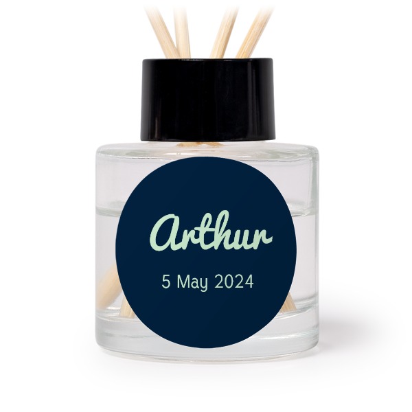 Huisparfum diffuser zwart rond - Set van 12 Huisparfum diffuser zwart rond - Set van 12