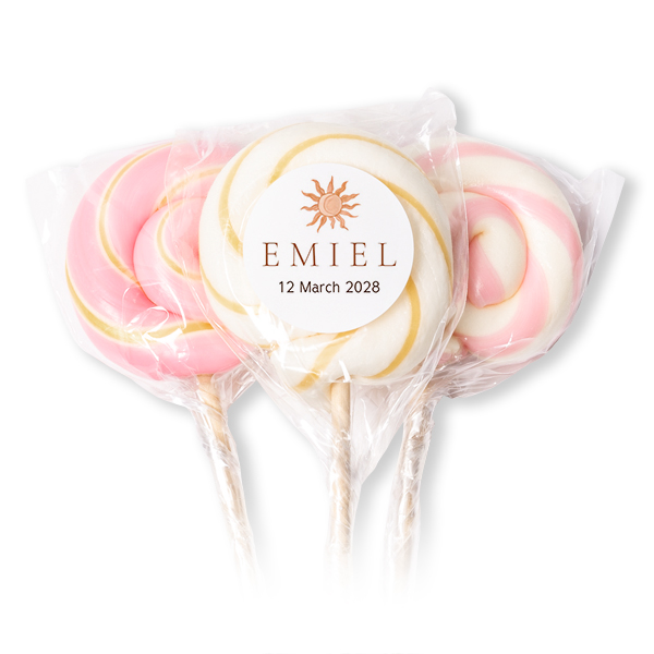 Lollipops Pink - set of 12 Lollipops Pink - set of 12
