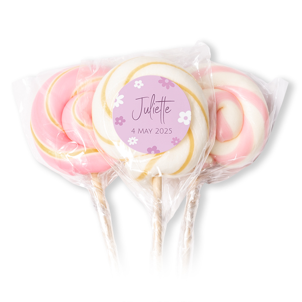 Lollipops Pink - set of 12 Lollipops Pink - set of 12