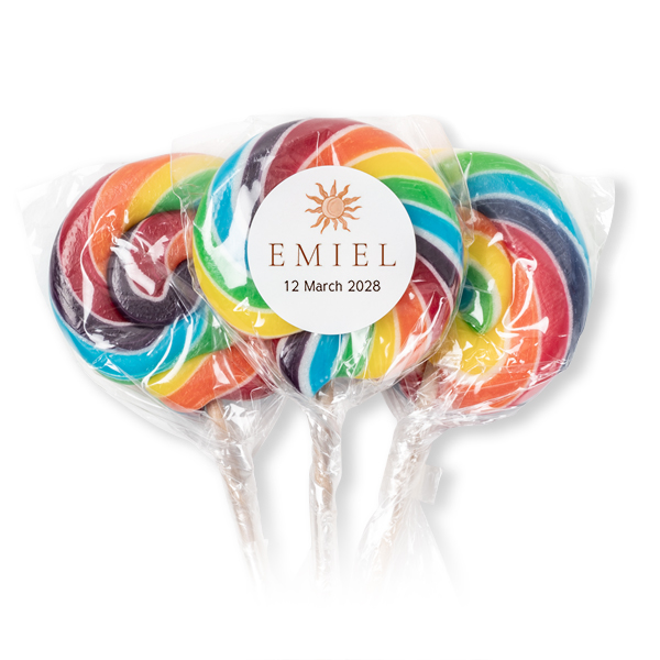 Lollipops Rainbow - set of 12 Lollipops Rainbow - set of 12