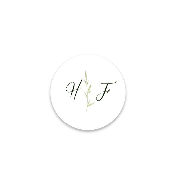 Gift wrapping stickers Round Small - set of 48 Gift wrapping stickers Round Small - set of 48