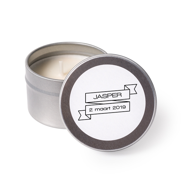 Tea Lights with Sticker - set of 12 Tea Lights with Sticker - set of 12
