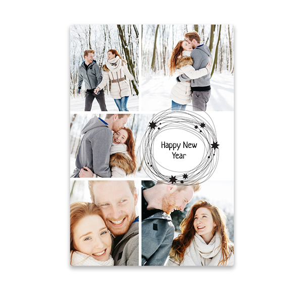 Gift wrapping stickers Portrait 6 x 9 cm - set of 24