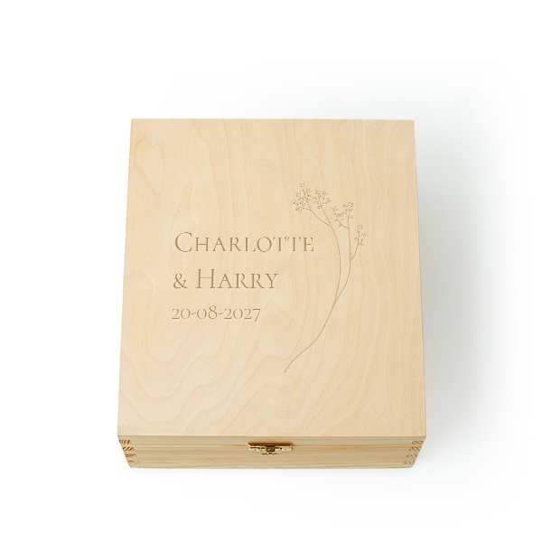 Memory box with engraving Memory box with engraving