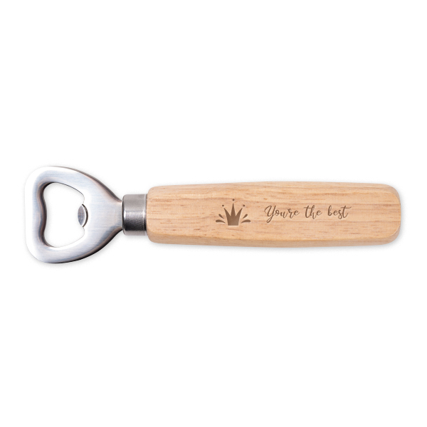 Bottle opener wood engraved Bottle opener wood engraved