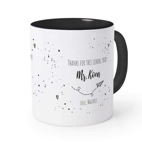 Coloured Mug Black