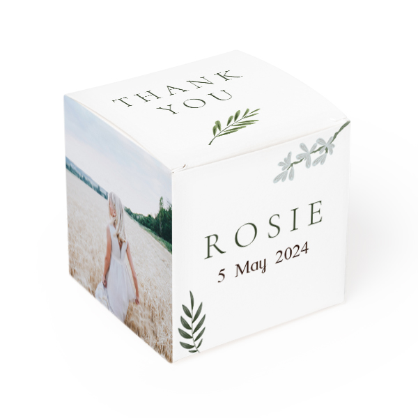 Personalised party favours boxes Personalised party favours boxes