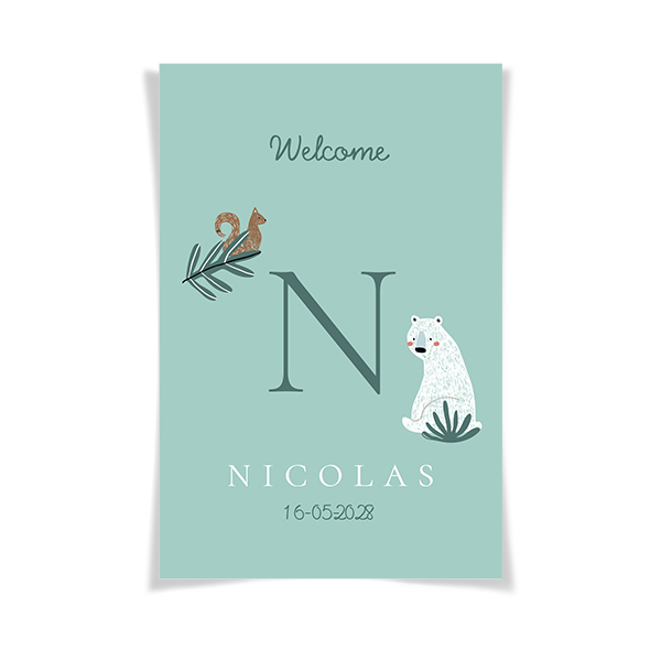Welcome poster Welcome poster