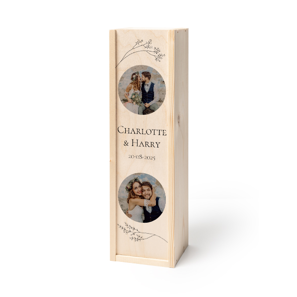 Weinkiste aus Holz personalisieren Weinkiste aus Holz personalisieren
