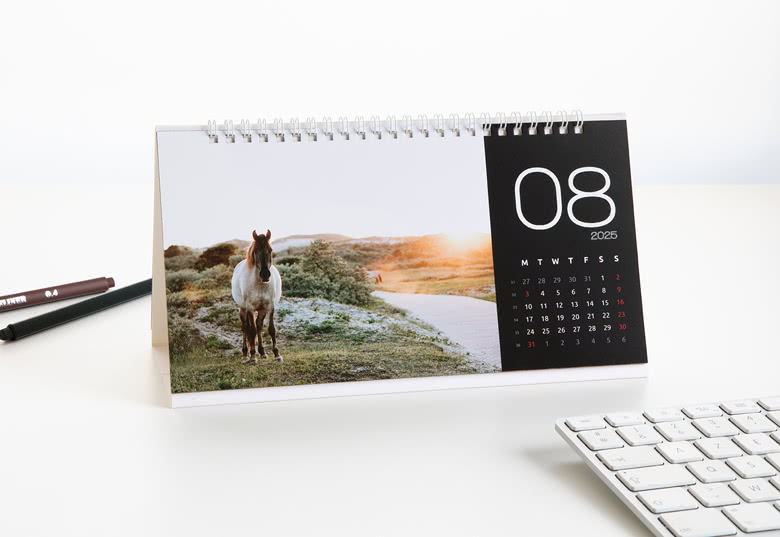 Bordskalender med bilder