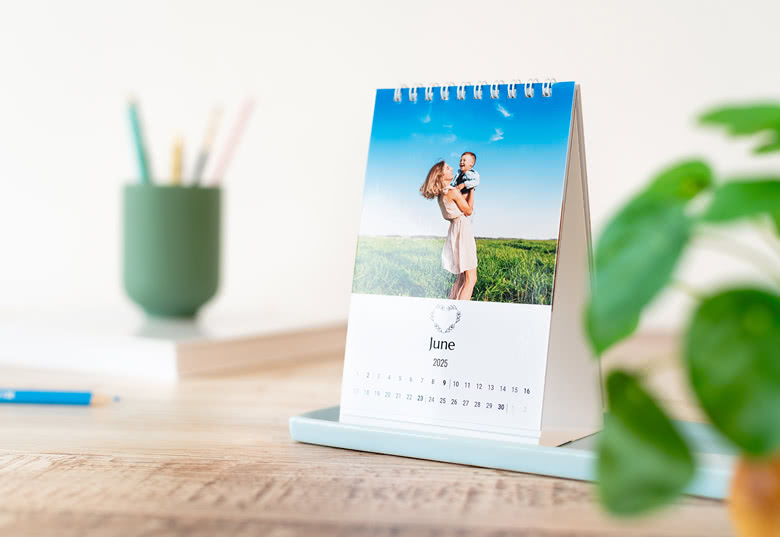 Bordskalender med bilder