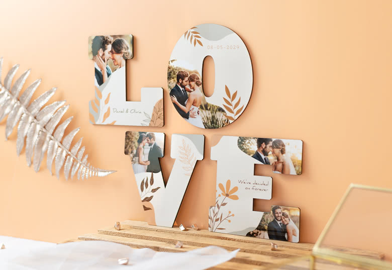 Decorative letters Love