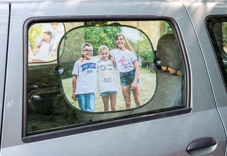 Sunshade with photo