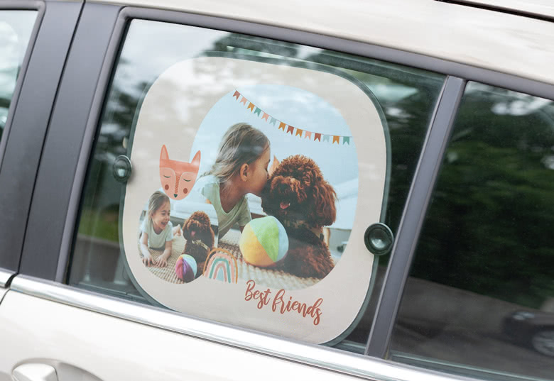 Sunshade with photo