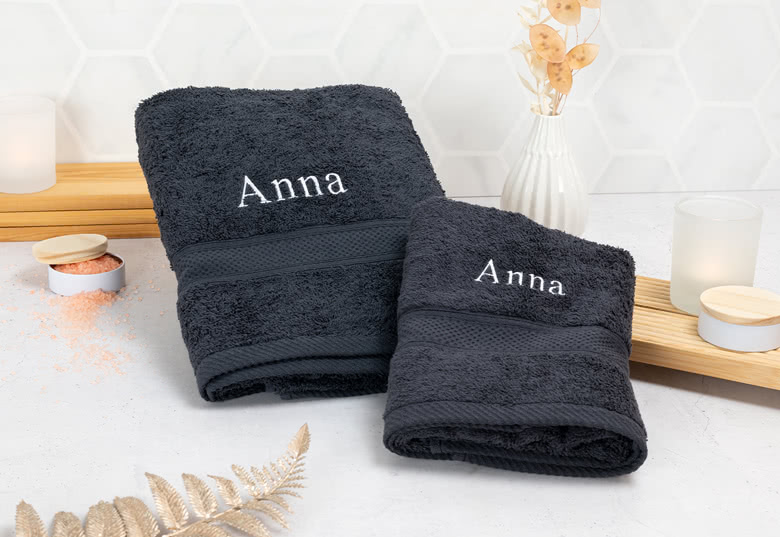Gepersonaliseerde handdoeken set