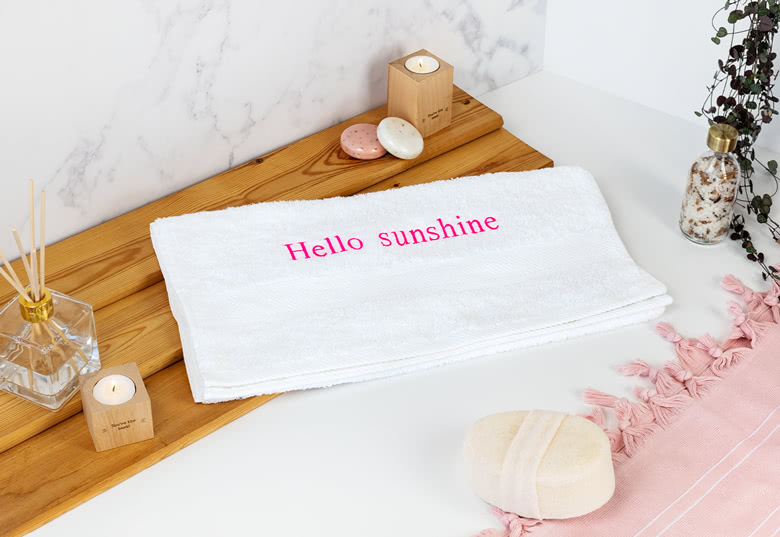 Gepersonaliseerde handdoeken set