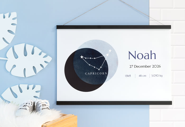 Poster with Magnetic hanger