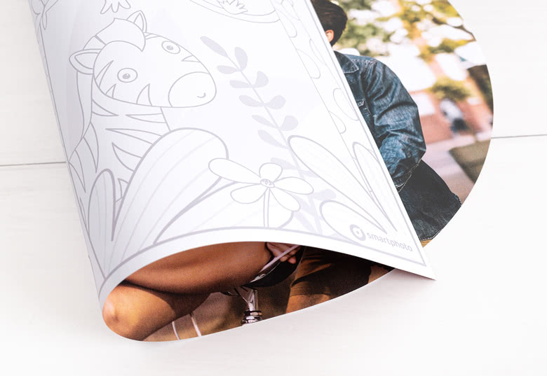 Papieren placemats met kleurplaat